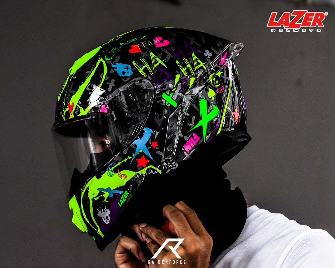 หมวกกันน็อค LAZER Helmet RAFALE Crazy ลายดำ