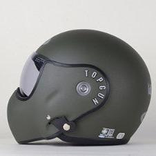 Avex Topgun Air Helmet, Matte Green