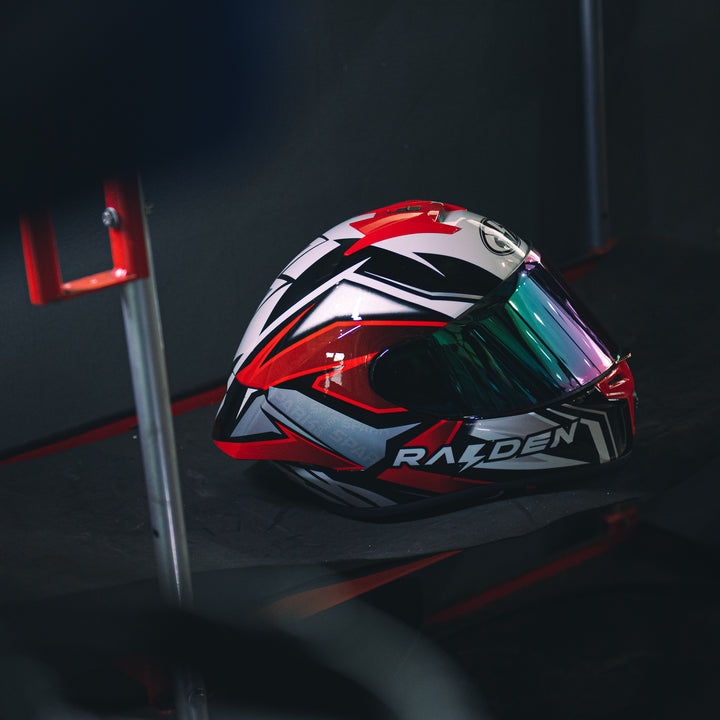 RAIDEN SPARK BOLT DARK BLUE HELMET