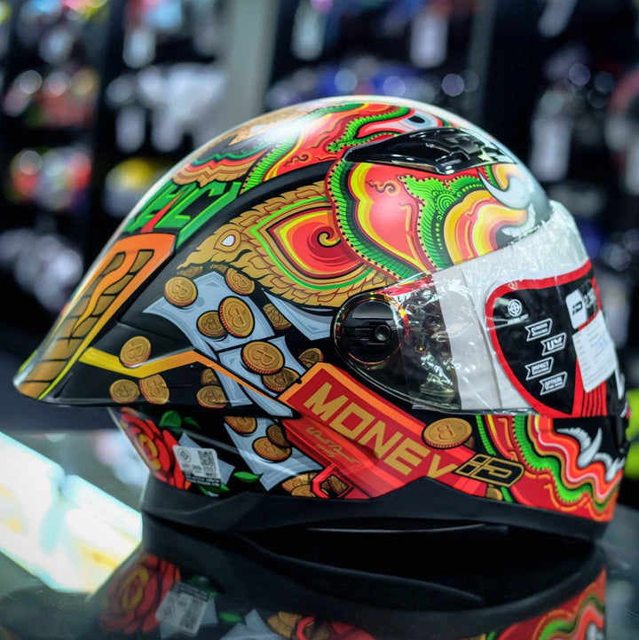 หมวกกันน็อค ID HELMET FRTPRO THAOWESSUWAN สีดำด้าน