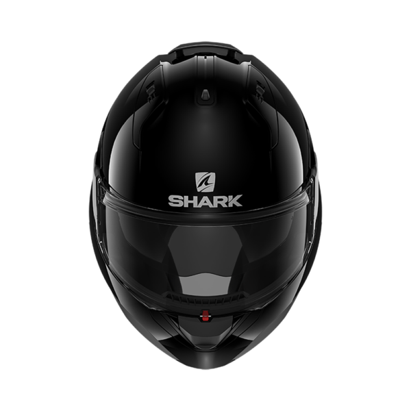 หมวกกันน็อค SHARK EVO-ES BLANK EXPORT HE9800 สีดำเงา