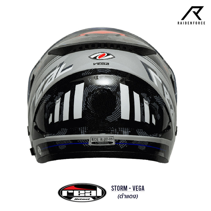 REAL Helmet STORM VEGA Black-Red