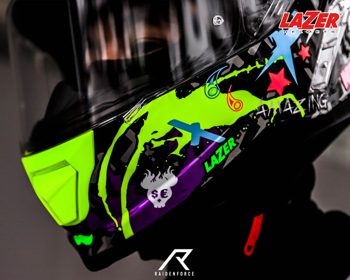 หมวกกันน็อค LAZER Helmet RAFALE Crazy ลายดำ