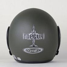 Avex Topgun Air Helmet, Matte Green