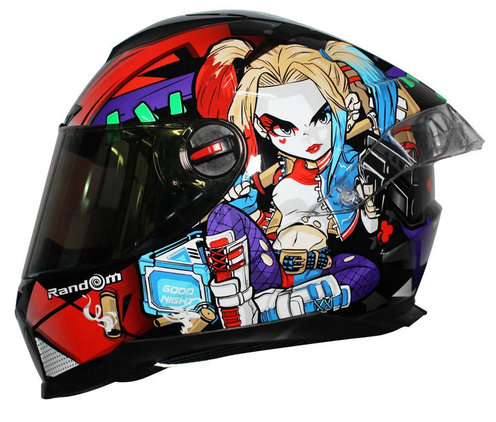 Helmet Random CZ-R BT 9 Harley Quinn Glossy Black