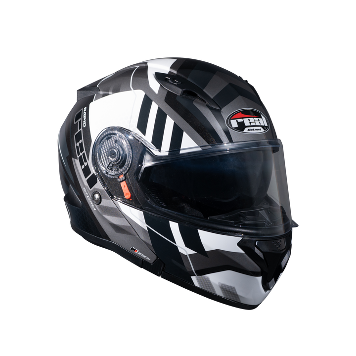 หมวกกันน็อค REAL Helmet STORM Rapid ดำขาว