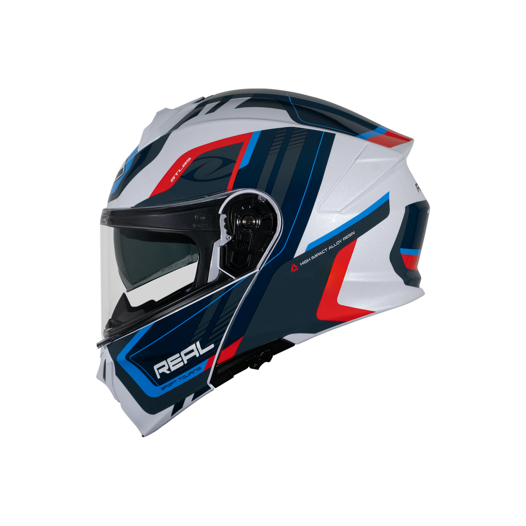 Real Helmet Atlas Arakan Helmet Blue Red