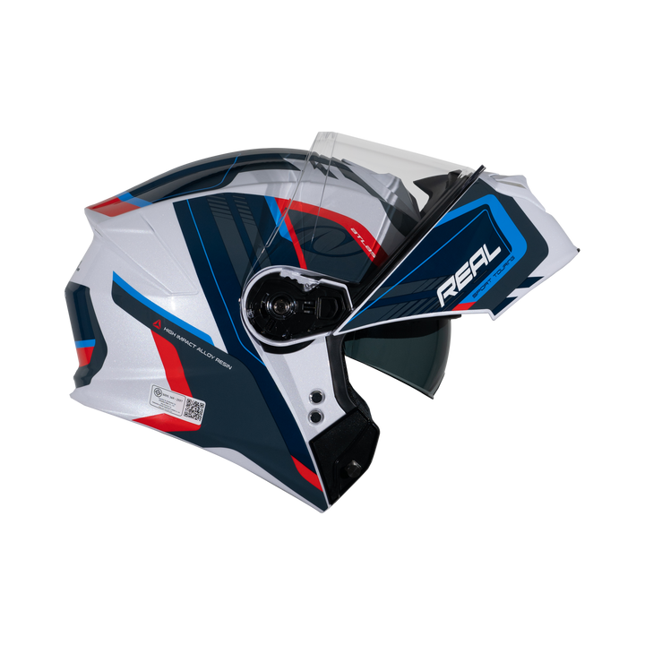 Real Helmet Atlas Arakan Helmet Blue Red