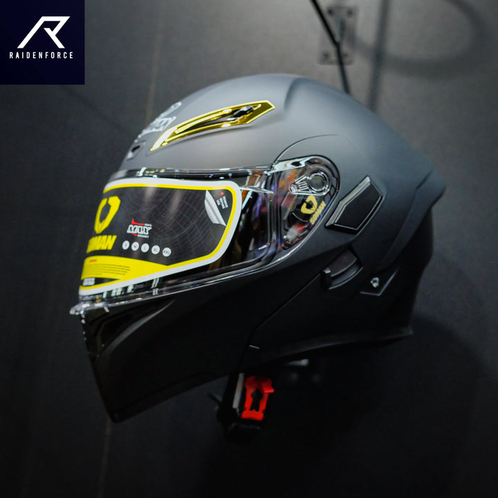 SOMAN Flip-up Helmet - SM955 Matte Black