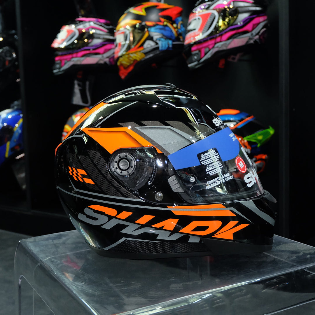 SHARK RIDILL 1.2 PHAZ HE0533 Helmet - Black Orange