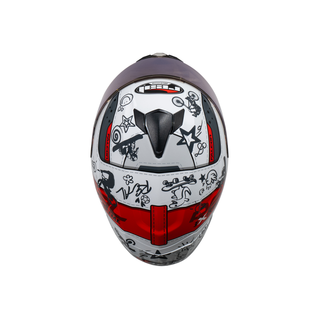 REAL Helmet Falcon Buriram - Black, Blue, Red