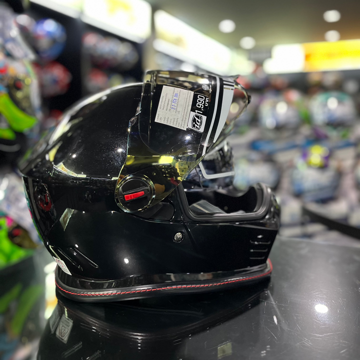 ID Helmet Immortal Glossy Black Helmet