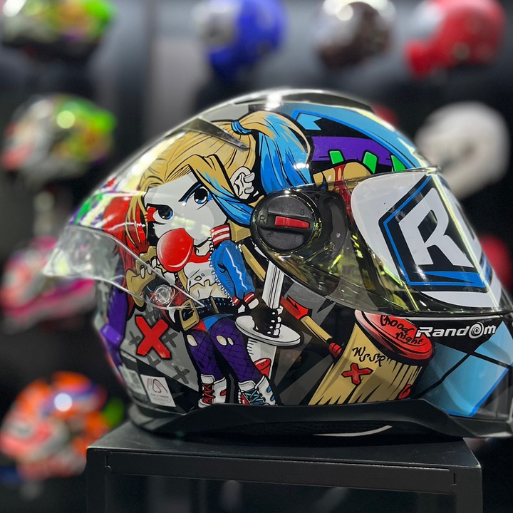 Helmet Random CZ-R BT 9 Harley Quinn Gray