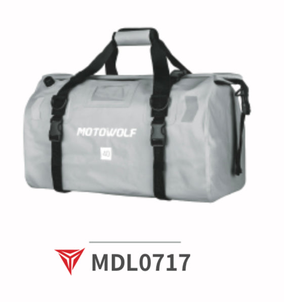 MOTOWOLF rear bag, model 0717, gray