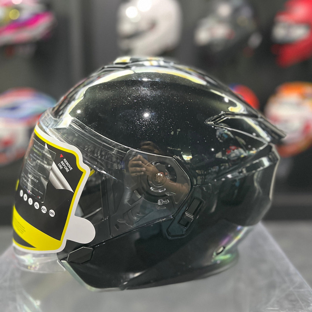 SOMAN Helmet - SM527 Glossy Black