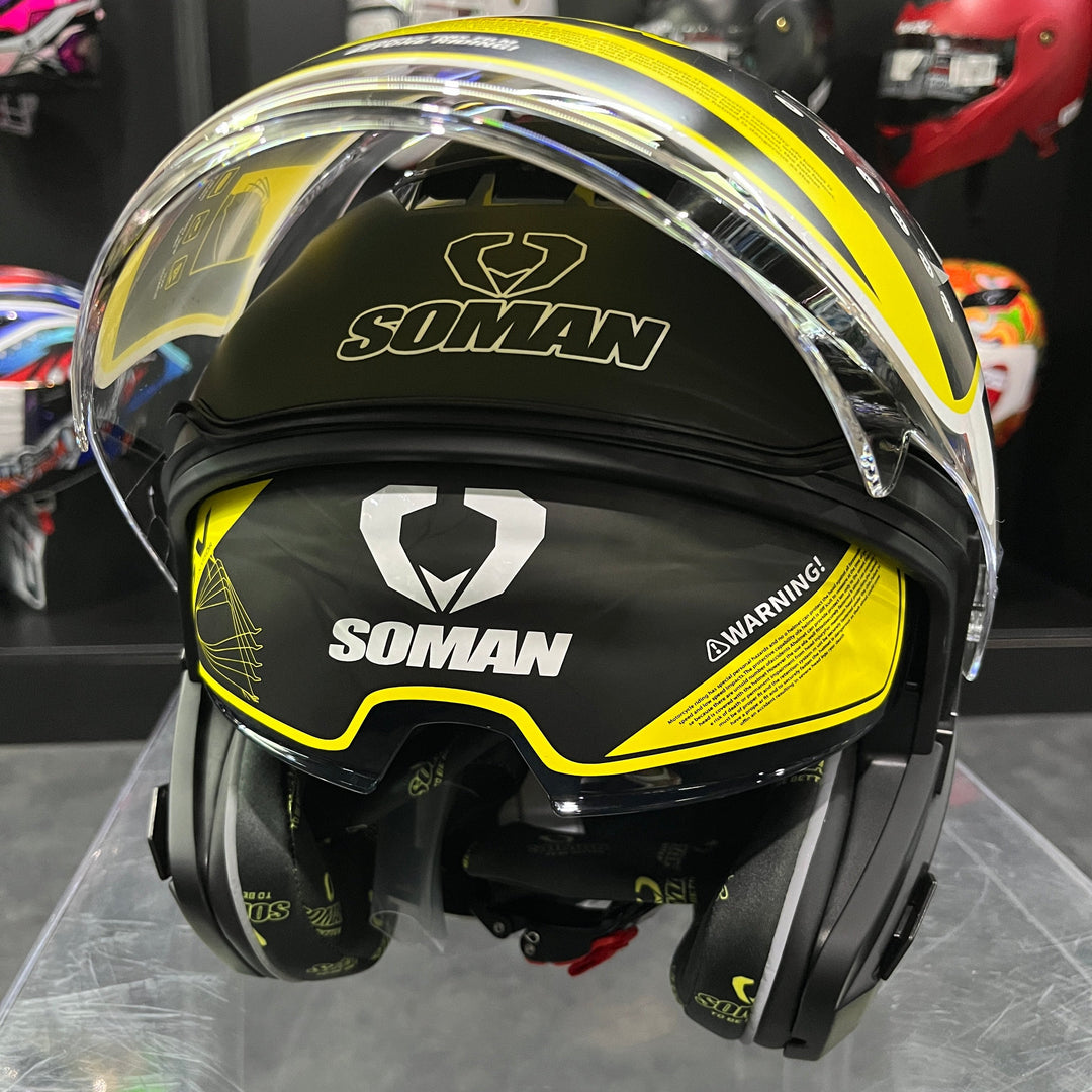 SOMAN Helmet - SM527, matte black