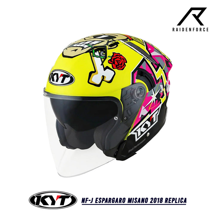 หมวกกันน็อค KYT NF-J Espargaro Misano 2018 Replica