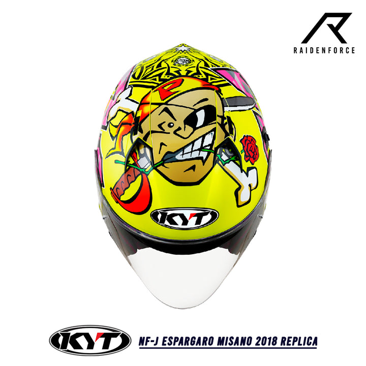 หมวกกันน็อค KYT NF-J Espargaro Misano 2018 Replica