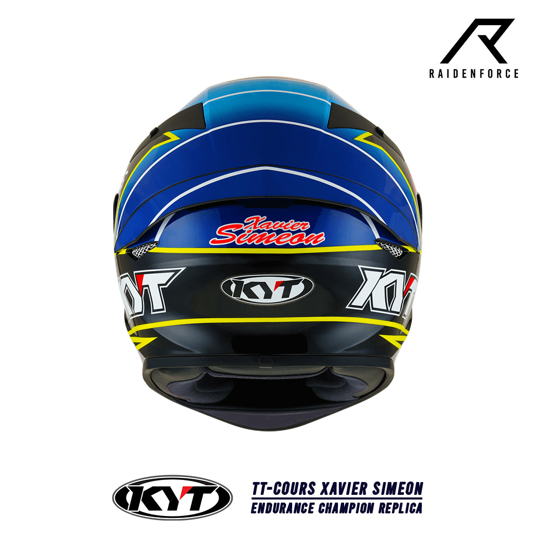 หมวกกันน็อค KYT TT-Course Xavier simeon endurance champion Replica