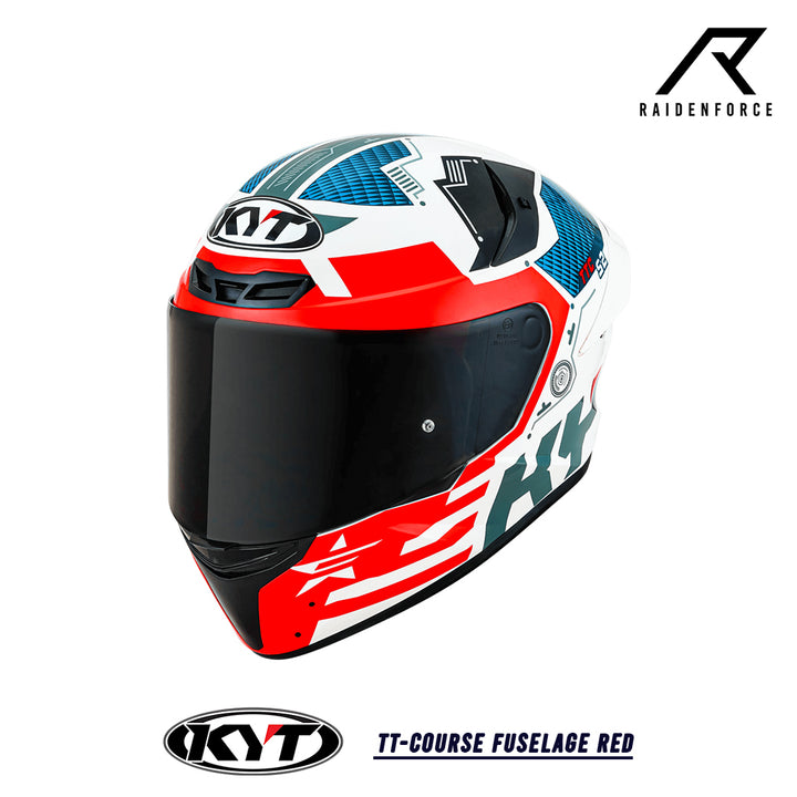 KYT TTCourse Fuselage Red Helmet