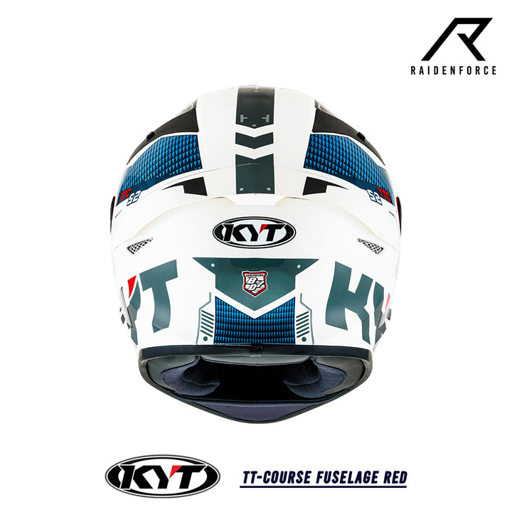 KYT TTCourse Fuselage Red Helmet