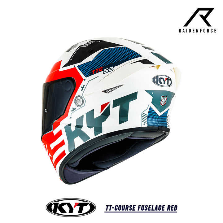 KYT TTCourse Fuselage Red Helmet