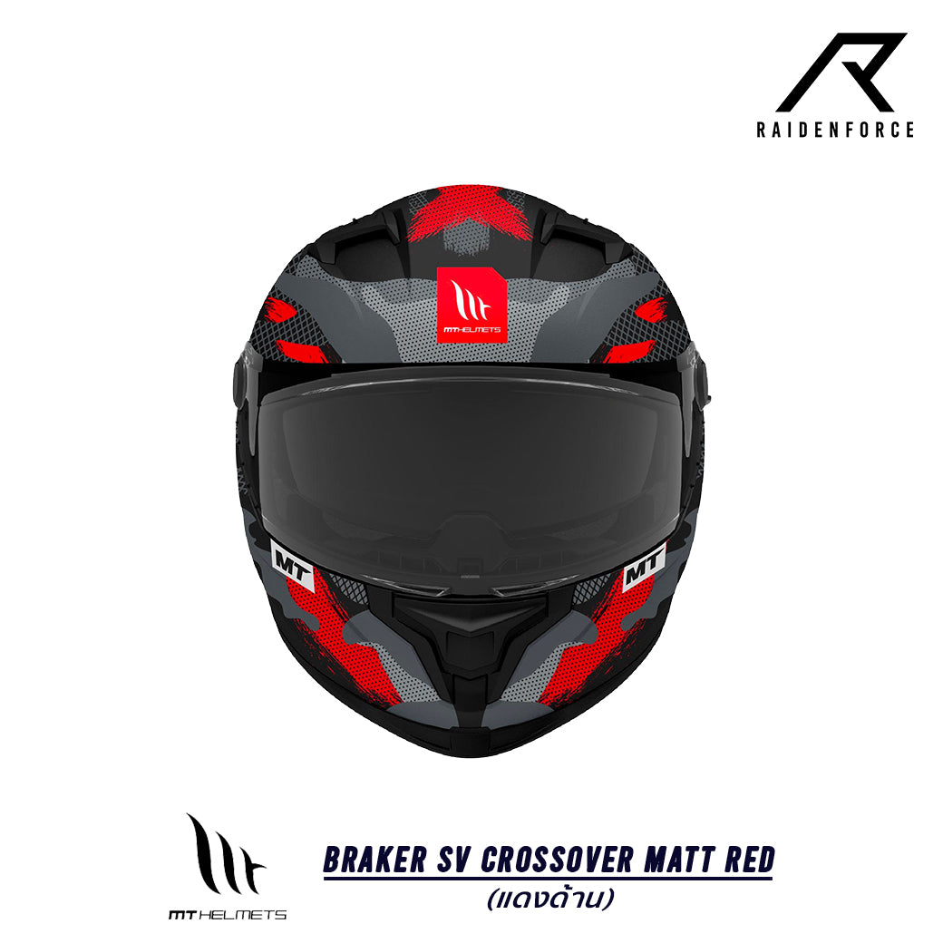 MT BRAKER SV CROSSOVER Matt Red Helmet