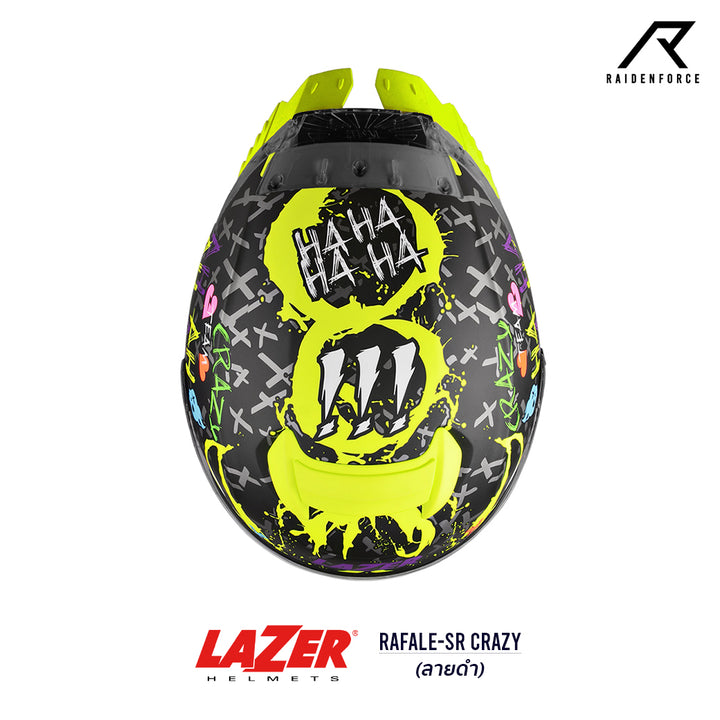 หมวกกันน็อค LAZER Helmet RAFALE Crazy ลายดำ