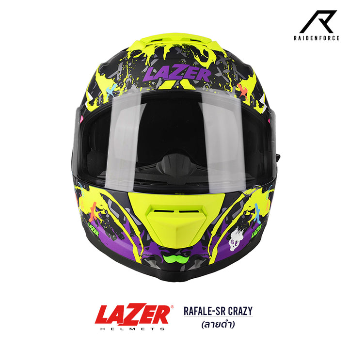 หมวกกันน็อค LAZER Helmet RAFALE Crazy ลายดำ