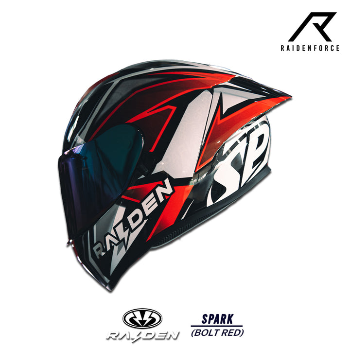 RAIDEN SPARK BOLT DARK BLUE HELMET