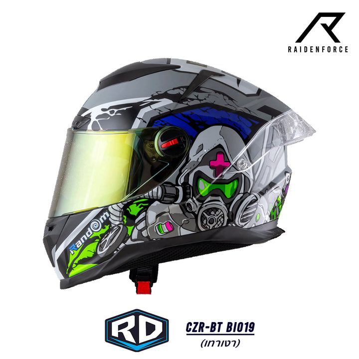 Helmet Random CZ-R BT 1 Bio19 glossy grey