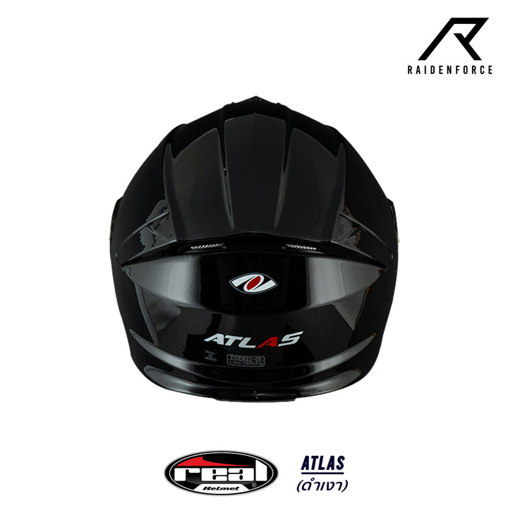 REAL Helmet Atlas, glossy black base