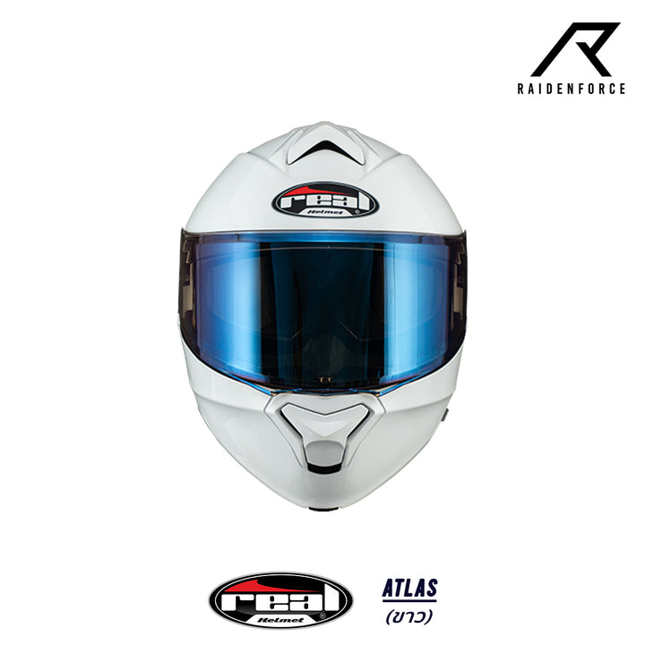 หมวกกันน็อค REAL Helmet Atlas พื้น สีขาว