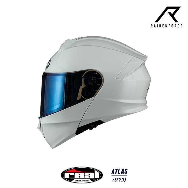 หมวกกันน็อค REAL Helmet Atlas พื้น สีขาว