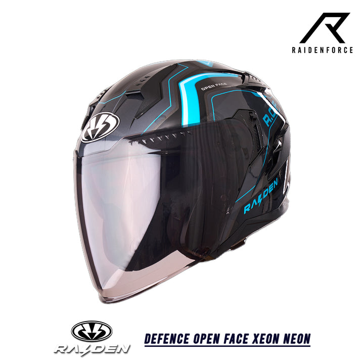 Raiden Defense Open face Xeon Neon helmet