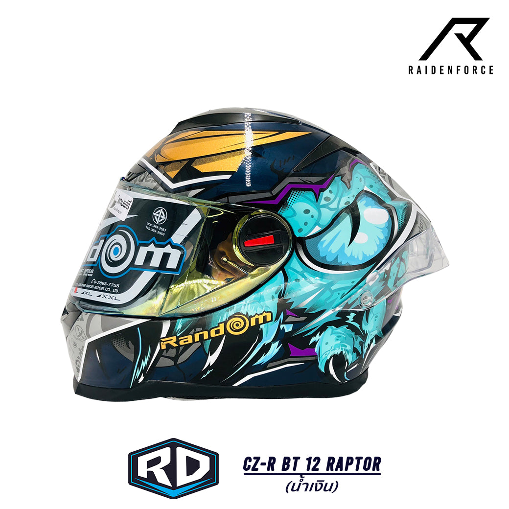 Helmet Random CZ-R BT 12 Raptor Blue