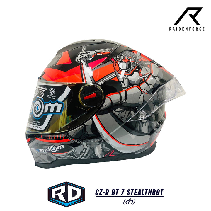 Random CZ-R BT 7 Stealthbot Helmet Black