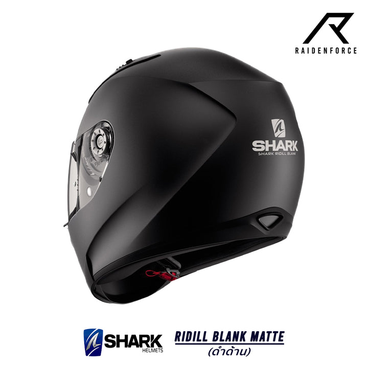 หมวกกันน็อค SHARK RIDILL BLANK MATTE ดำด้าน