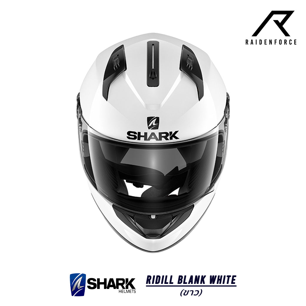 หมวกกันน็อค SHARK RIDILL BLANK WHITE ขาว