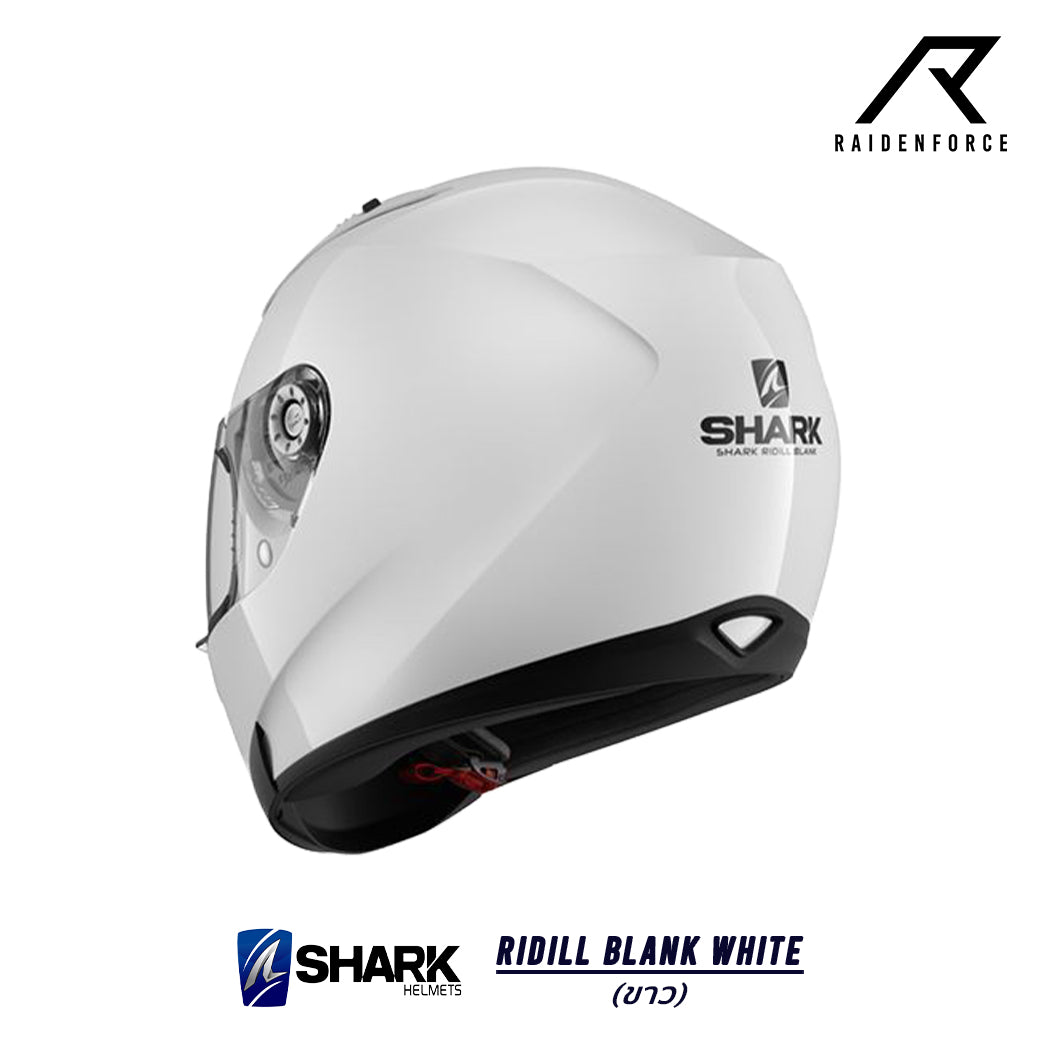 หมวกกันน็อค SHARK RIDILL BLANK WHITE ขาว