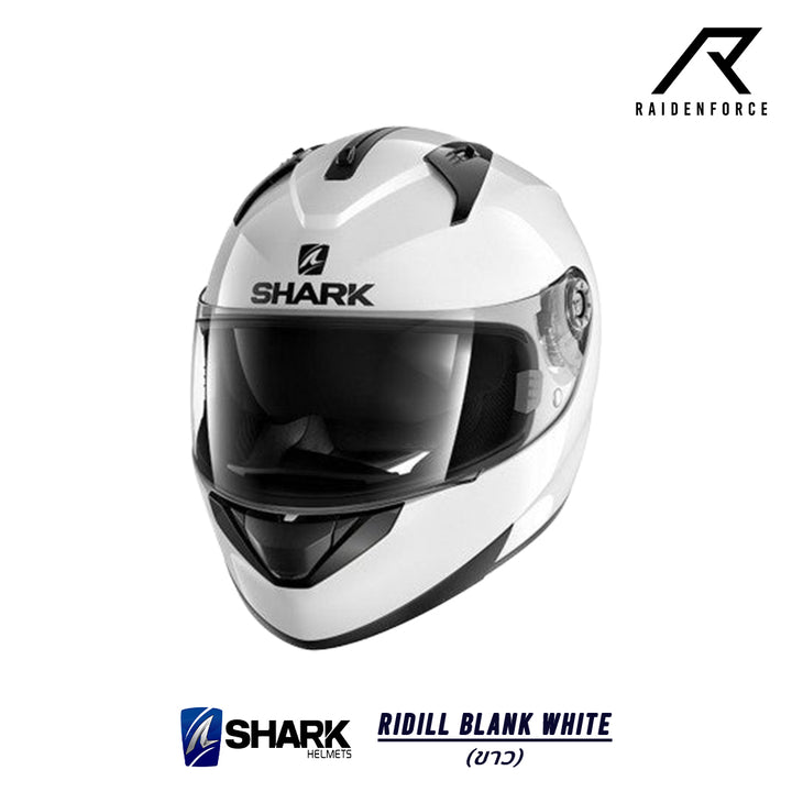 หมวกกันน็อค SHARK RIDILL BLANK WHITE ขาว