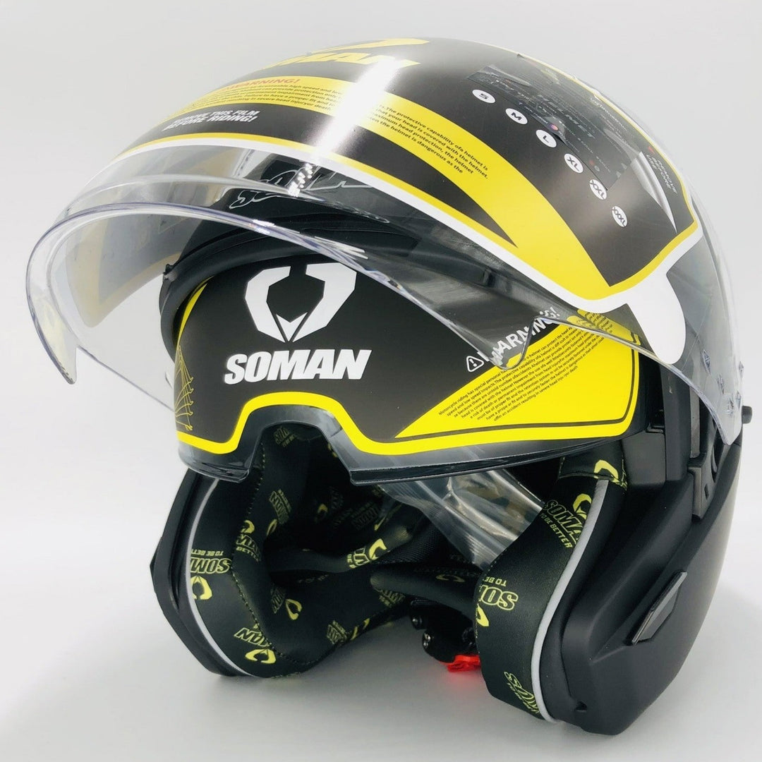 SOMAN Helmet - SM527, matte black