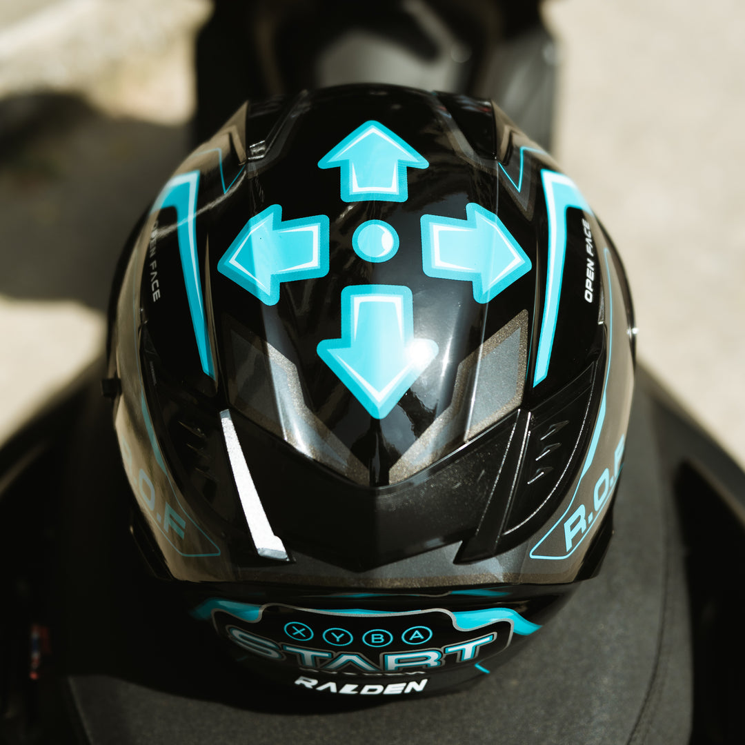 Raiden Defense Open face Xeon Neon helmet