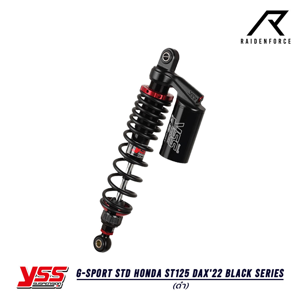 Shock YSS G-Sport STD Honda St125 Dax'22 Black series black/black